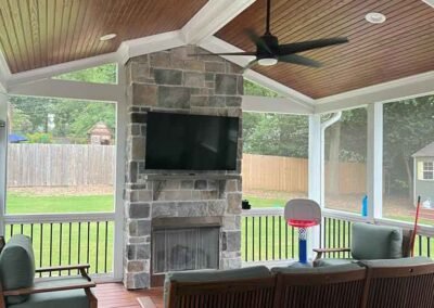 Interior Screen Porch