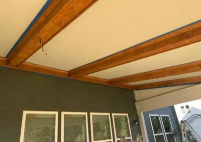 Exterior porch ceiling in Apex NC