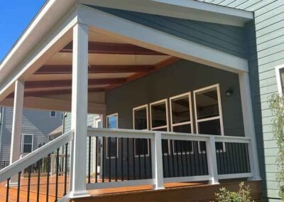 Exterior of an orch with stairs in Apex NC