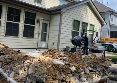 Removing and and Intalling concrete