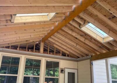 Interior Screen Porch building