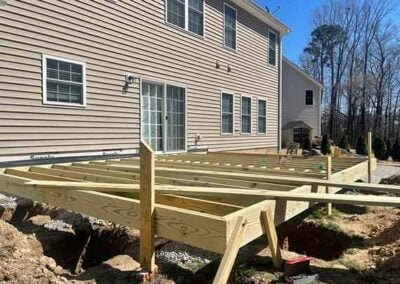 Installing deck