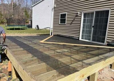 Installing deck