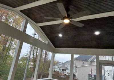 Fan ceiling screen porch